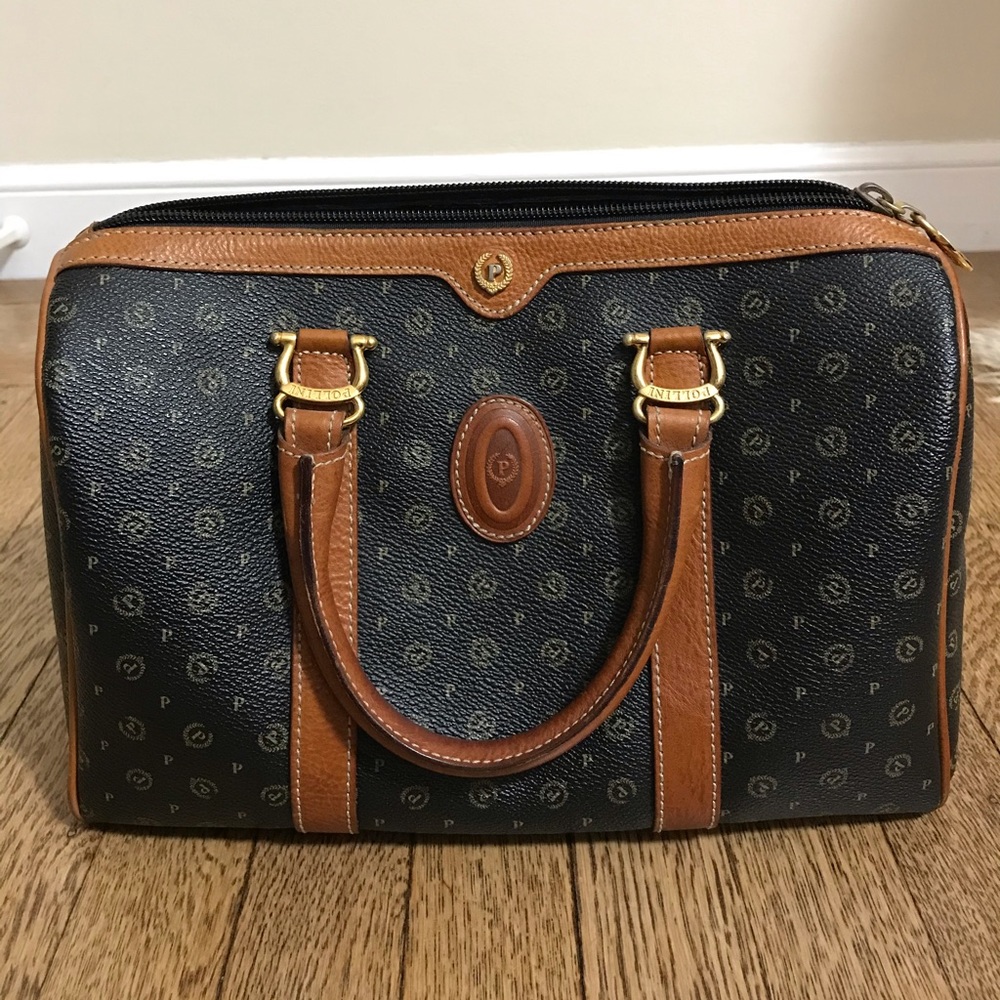 Pollini handbag and wallet set